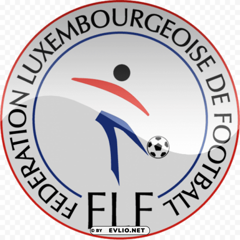 luxembourg football logo Isolated Item on Clear Background PNG