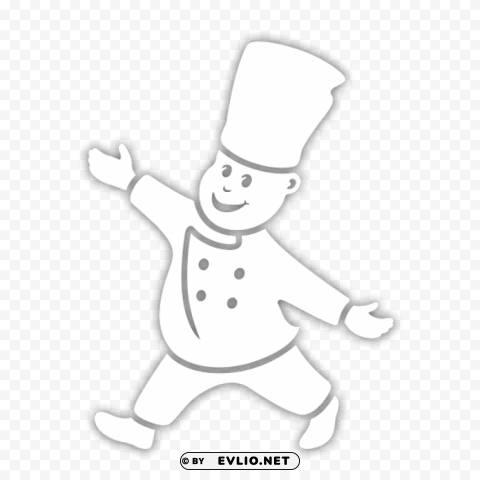male chef Isolated Artwork on HighQuality Transparent PNG