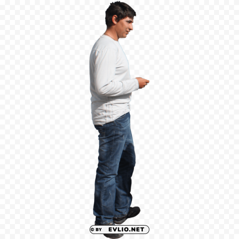 man Isolated Object in Transparent PNG Format
