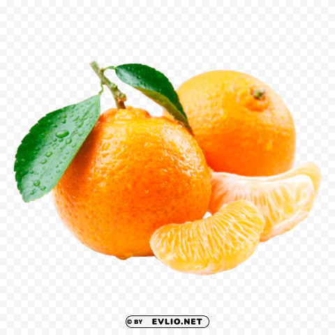 mandarin PNG images with transparent layering