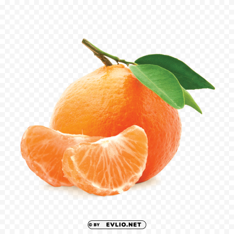 mandarin Isolated Object in Transparent PNG Format