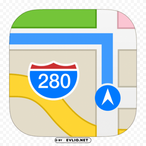maps icon ios 7 PNG images without BG