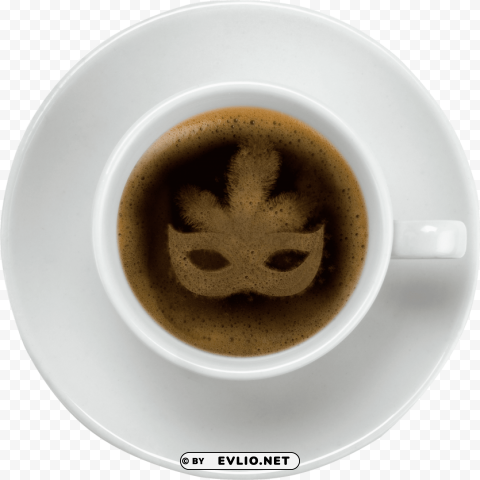 mardi gras and coffee Transparent Background Isolated PNG Icon