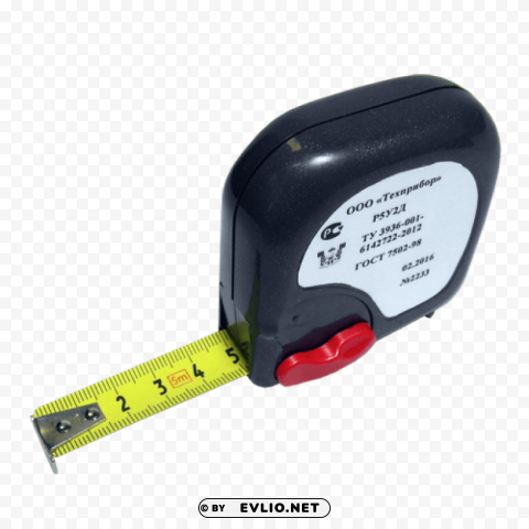 measure tape Isolated Graphic on Clear PNG