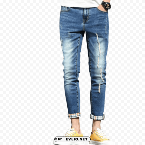 men jean s PNG Image with Transparent Isolation