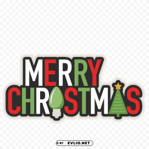 merry christmas phrase svg scrapbook cut file cute - svg silhouette merry christmas Transparent PNG graphics archive