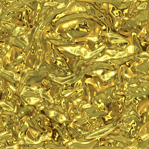 metallic gold texture PNG with Isolated Object