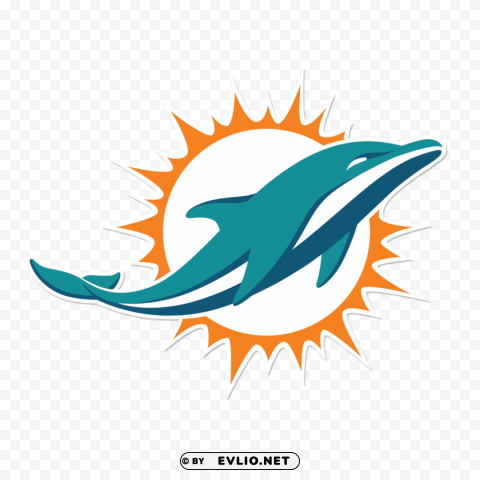 PNG image of miami dolphins logo PNG files with clear background variety with a clear background - Image ID dd784841