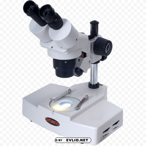 microscope Isolated Artwork on Clear Background PNG