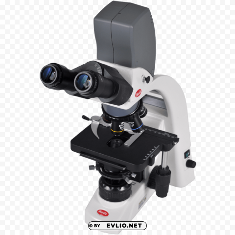 microscope Isolated Artwork with Clear Background in PNG