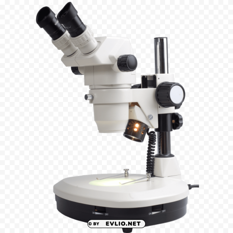microscope Isolated Design Element in PNG Format