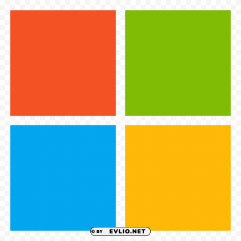 microsoft logo icon PNG Image with Isolated Element