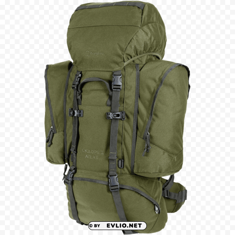 military multi function hiking camping gear PNG images with alpha background