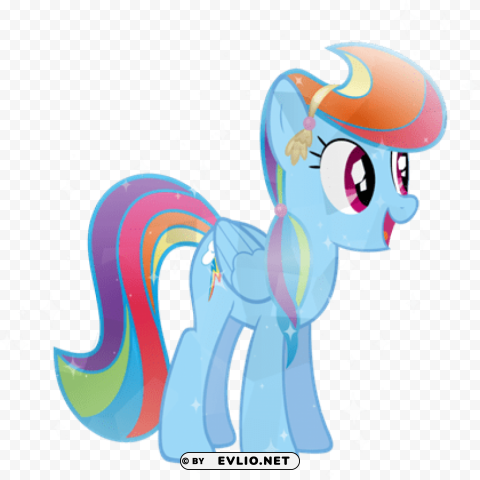 mlp rainbow dash crystal empire Transparent PNG Isolated Design Element