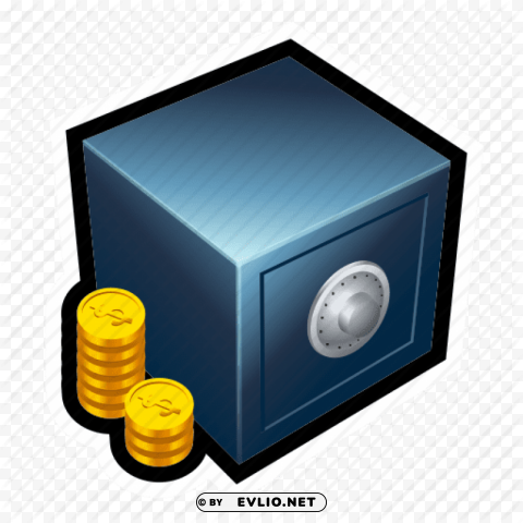 money vault Transparent Background Isolation in PNG Format