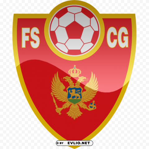 montenegro football logo Clear background PNG clip arts