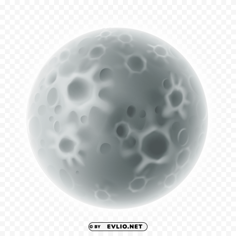 Moon Isolated Element With Clear Background PNG