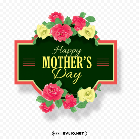 mothers day label by vexels Clean Background PNG Isolated Art