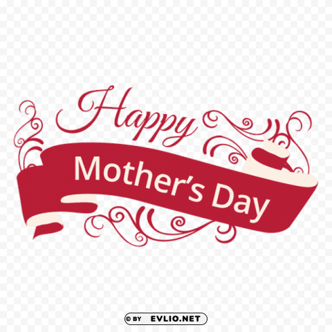 Mothers Day Ribbon Badge 3 By Vexels Clear Background PNG Clip Arts