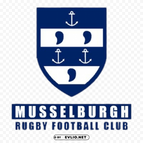 musselburgh rugby logo Isolated Element on Transparent PNG