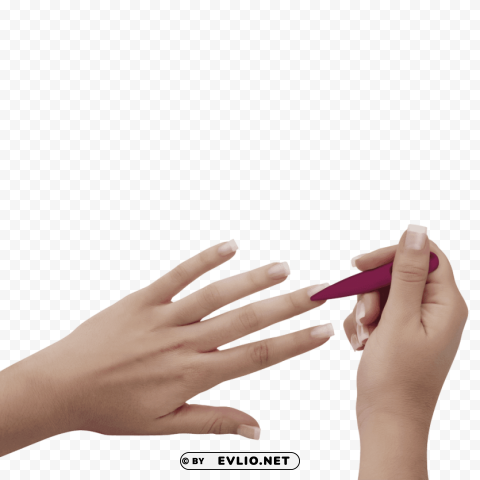 nails color PNG Image with Clear Background Isolation