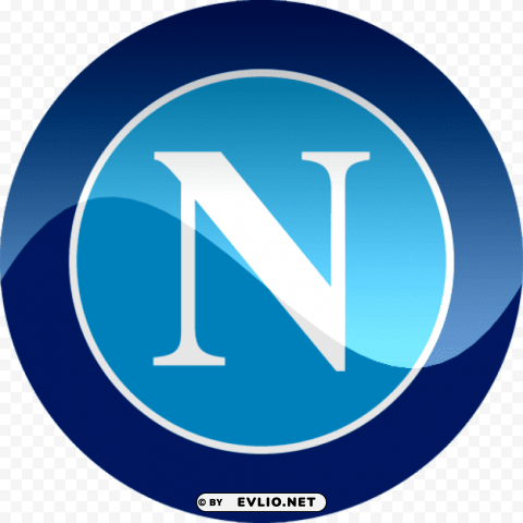 napoli football logo Isolated Icon with Clear Background PNG