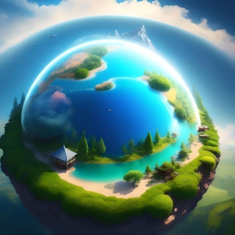Nature conservation for World Environment Day Background Isolated Item in Transparent PNG Format