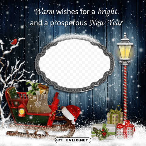 new year and christmas frame PNG transparent photos for presentations background best stock photos - Image ID 07bc340e