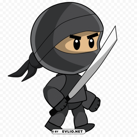 ninja PNG transparent designs for projects