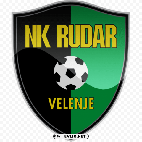 nk rudar velenje football logo Isolated Icon in HighQuality Transparent PNG