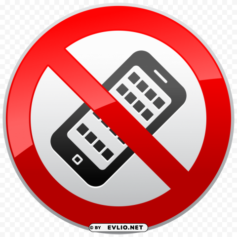 no activated mobile phones prohibition sign PNG transparent photos for design clipart png photo - 0b5eb744