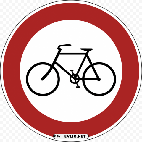 no bicycles road sign PNG files with no background bundle