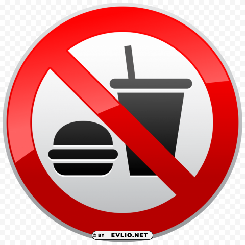 no eating or drinking prohibition sign Transparent PNG images wide assortment