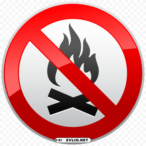 no fire prohibition sign Transparent PNG images with high resolution