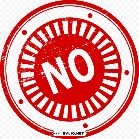 no stamp PNG Image with Isolated Graphic Element