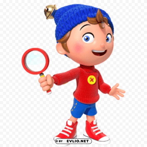 noddy holding a magnifying glass PNG images with clear alpha layer