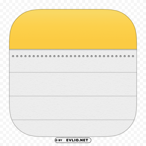 Notes Icon PNG With Isolated Object And Transparency