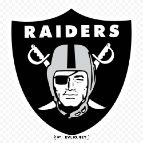 oakland raiders logo PNG Graphic Isolated on Clear Background Detail