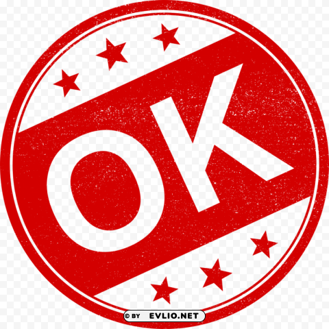 ok stamp Isolated Graphic in Transparent PNG Format