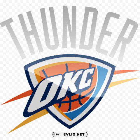 oklahoma city thunder football logo PNG Illustration Isolated on Transparent Backdrop