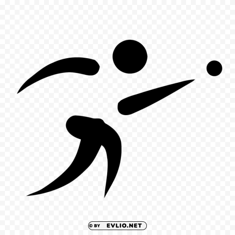 olympic pictogram ballgame PNG Graphic Isolated with Clarity