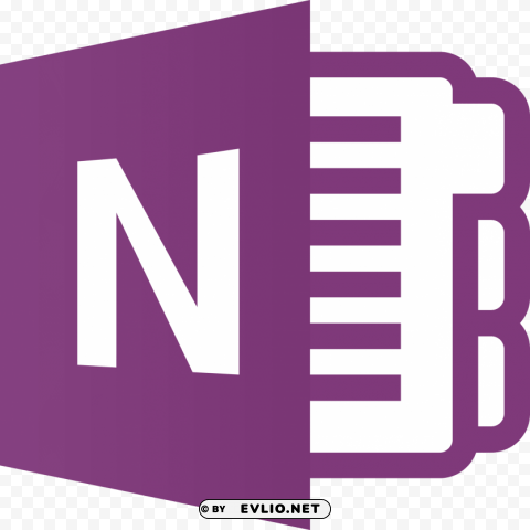 onenote icon logo PNG transparent elements package
