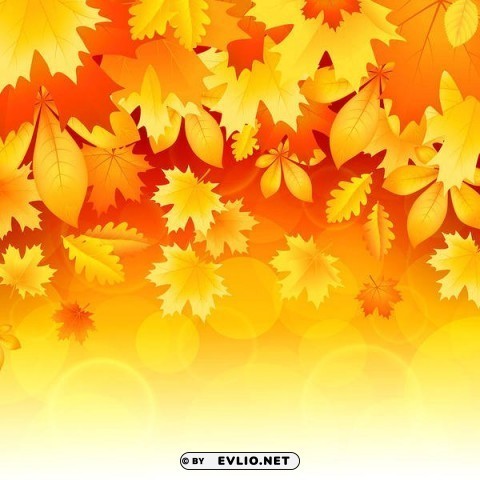 orange autumn PNG files with no backdrop pack