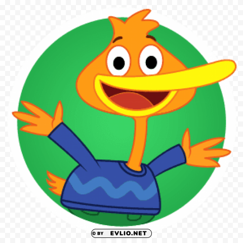 p king duckling green medal Clear Background PNG Isolated Item