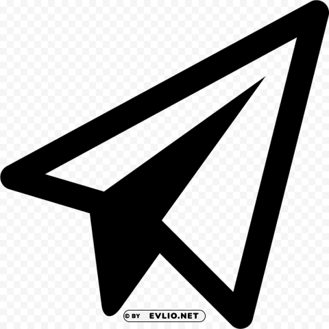 paper airplane icon Transparent PNG Isolated Element PNG transparent with Clear Background ID 1c138a16