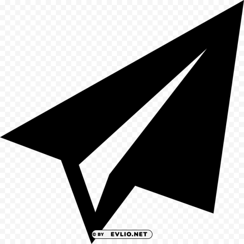 paper plane PNG Image with Isolated Transparency