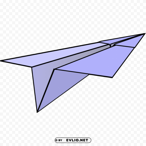 paper plane PNG Image with Transparent Background Isolation
