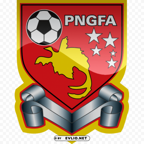 papua neuguinea football logo PNG for web design