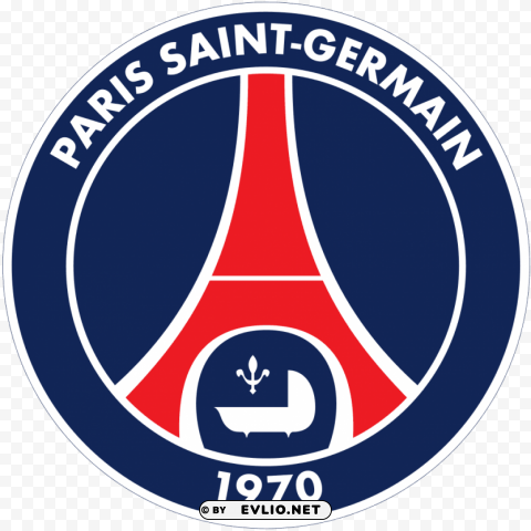 paris saint germain football club logo PNG transparent design diverse assortment