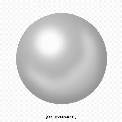 pearl Isolated Graphic Element in Transparent PNG